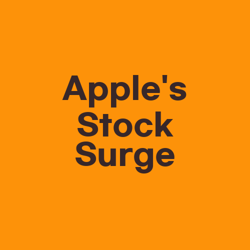 Apple’s Stock Surge