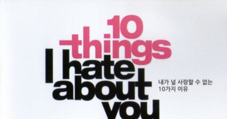 내가 널 사랑할 수 없는 10가지 이유 평점 줄거리 및 출연진 정보 정리